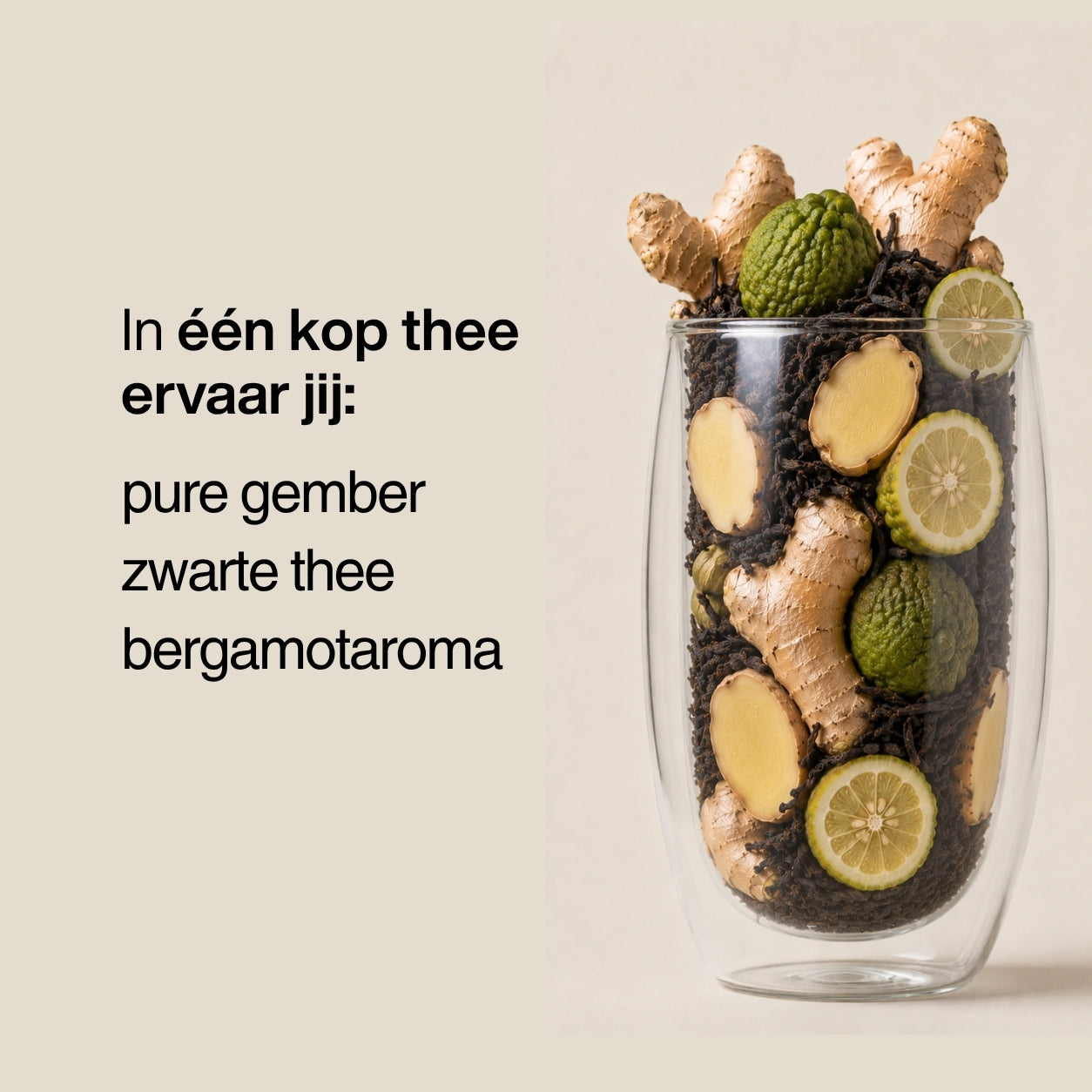 Gember Earl Grey | Bergamot met een gemberkick