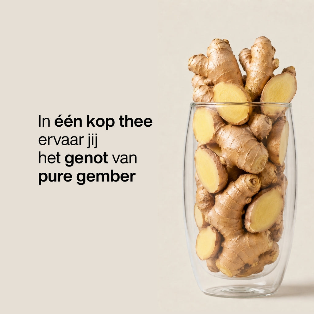 Gemberthee | Puur, verwarmend & cafeïnevrij