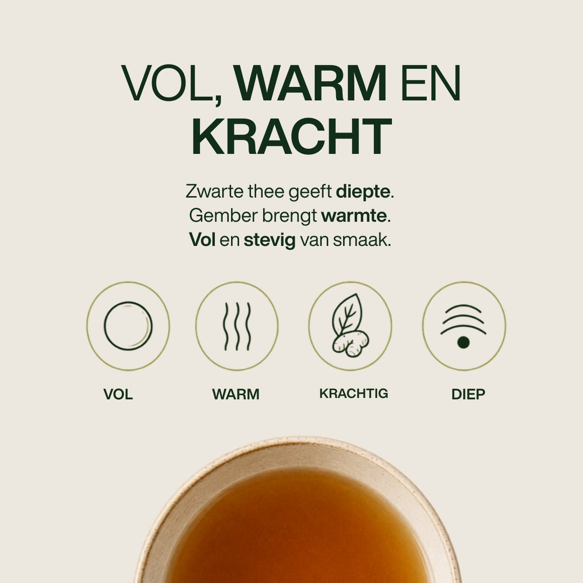 Gember met Zwarte Thee | Krachtig & energiek