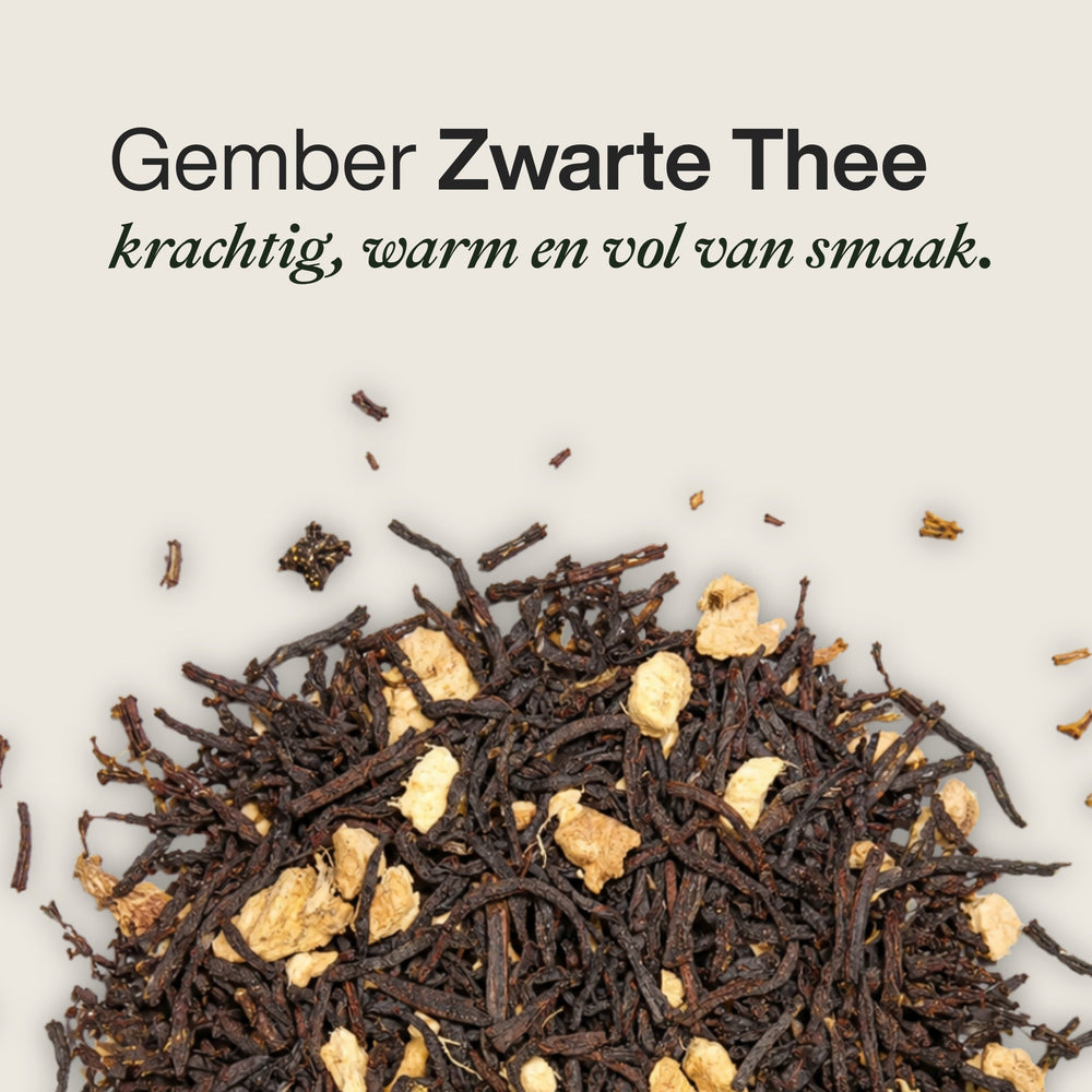Gember met Zwarte Thee | Krachtig & energiek