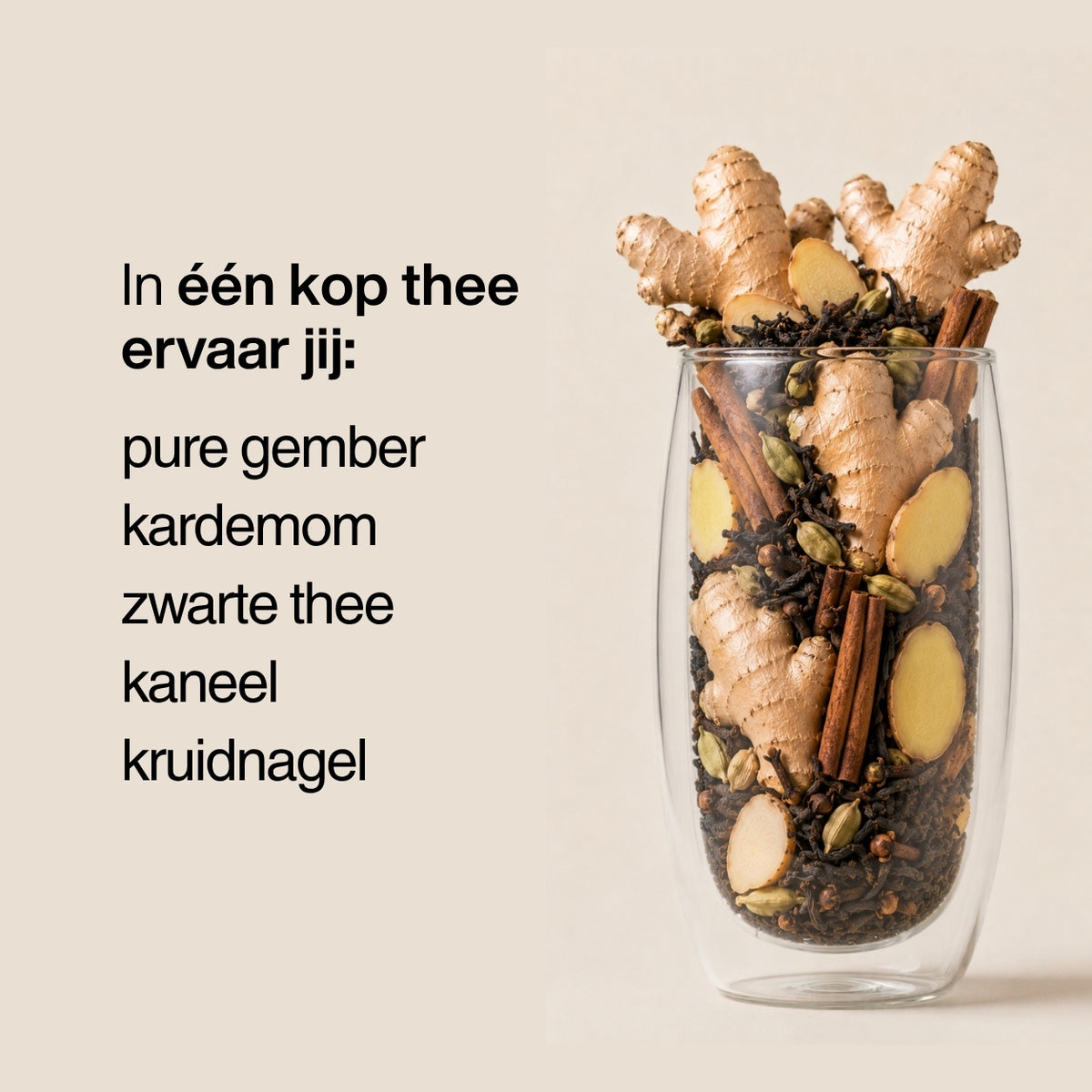 Gember Kardemom | Warm, kruidig en vol van smaak