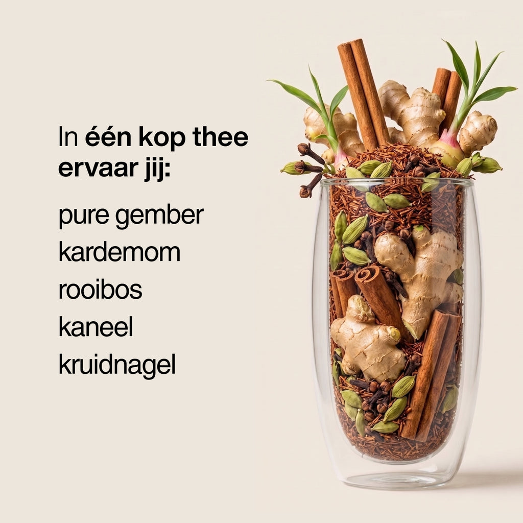 Gember Rooibos Blend | Cafeïnevrij voor de avond